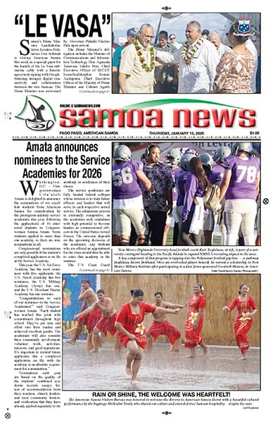 Samoa News - 2025-01-20
